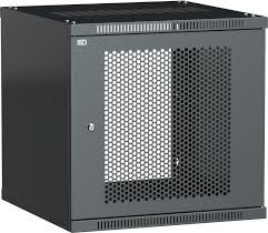 Шкаф LINEA WE 18U 600х600мм дверь перфорированная черный