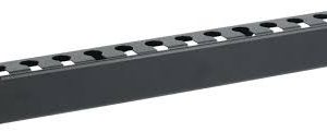 CO05-1MCM ITK Кабельный органайзер с крышкой 19" 1U, черный