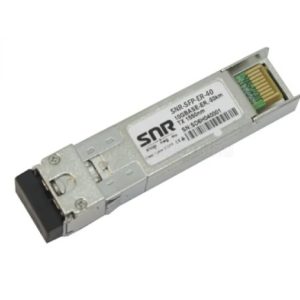 Двухволоконный модуль SNR-SFP+ER-40, SFP+ 10GBASE-ER/EW, 1550нм, до 40км, LC дуплекс  Теги: