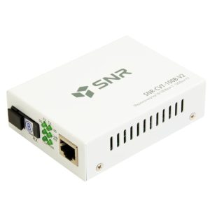 SNR-CVT-100B-V2 Медиаконвертер 100Base-FX / 100Base-T, WDM, разъем SC, Tx/Rx: 1550/1310нм, расстояние до 20км