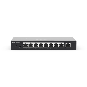 Коммутатор PoE Ruijie Reyee RG-ES209GC-P 9 портов Gigabit 8xPoE+ неуправляемый