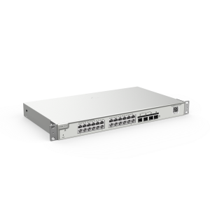 RG-NBS5100-24GT4SFP, 28-портовый гигабитный коммутатор третьего уровня без PoE