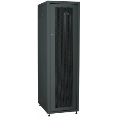 Шкаф сетевой ITK LINEA E LE05-42U68-PM 42U 600x800мм, 2 двери, черный