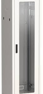 Шкаф сетевой напольный ITK LINEA N LN35-42U68-G 19" 42U 600x800мм стеклянная дверь серый