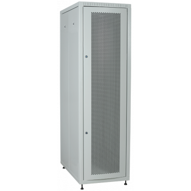 Шкаф сетевой ITK LINEA E LE35-42U66-GM 42U 600x600мм, 2 двери, серый