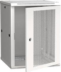 Шкаф LINEA W 15U 600x600 мм дверь перфорированная, RAL7035 (Серый)