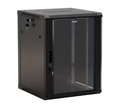 Настенный шкаф TWB-0666-GP-RAL9004 Hyperline 19" 6U 367x600x600мм, разборный