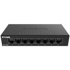 DGS-1008D/K2A Неуправляемый коммутатор D-Link, настольный 8 портов
