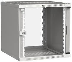 Шкаф LINEA WE 12U 600x450мм дверь стекло серый