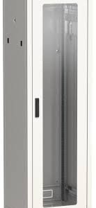 Шкаф сетевой 19" LINEA N 42U 600х600 мм стеклянная передняя дверь серый шт