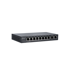 Маршрутизатор PoE Ruijie Reyee RG-EG210G-P 10 портов Gigabit 8xPoE 600 Мбит/с VPN 200 клиентов