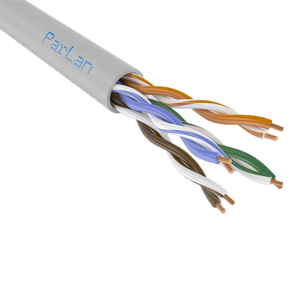Кабель F/UTP LT-F/UTP-4x2-5E-PVC, кат.5E, 4х2х0,52мм, медь, PVC, внутр., 305м, серый