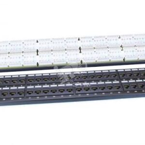 Патч-панель Hyperline PP2-19-48-8P8C-C6-110, 19", 2U, 48 портов RJ-45, категория 6, Dual IDC