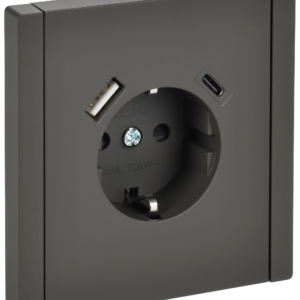 FORTE&PIANO Роз. з/к/ш в/к 16А USB A+C 18Вт FP347 сер. IEK
