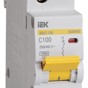 Автоматический выключатель ВА47-100 KARAT 1P C100 10 кА IEK