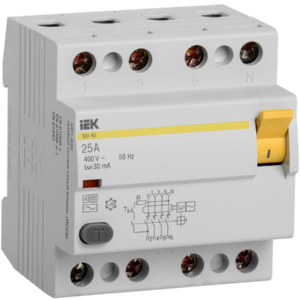 УЗО ВД1-63 4Р 25А 30мА IEK