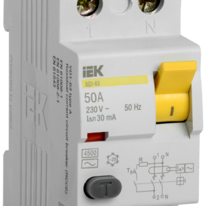 УЗО ВД1-63 2Р 50А 30мА IEK